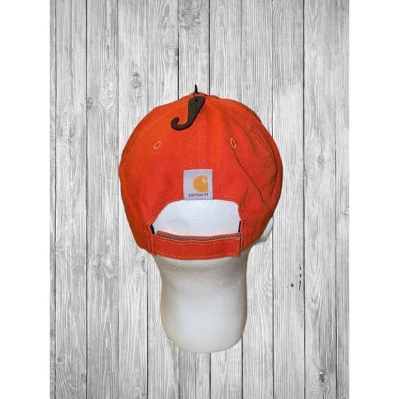 COPY - Carhartt Force Texas Patch Hat Cap Orange Rust Strapback Adjustable NWT - Picture 4 of 5